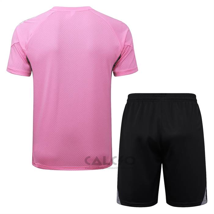 Tuta da Track Inter Miami Manica Corta 2025-2026 Rosa - Pantaloncini